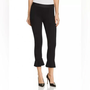 Bailey 44 Passion Ruffle-Hem Cropped black Pants size small
